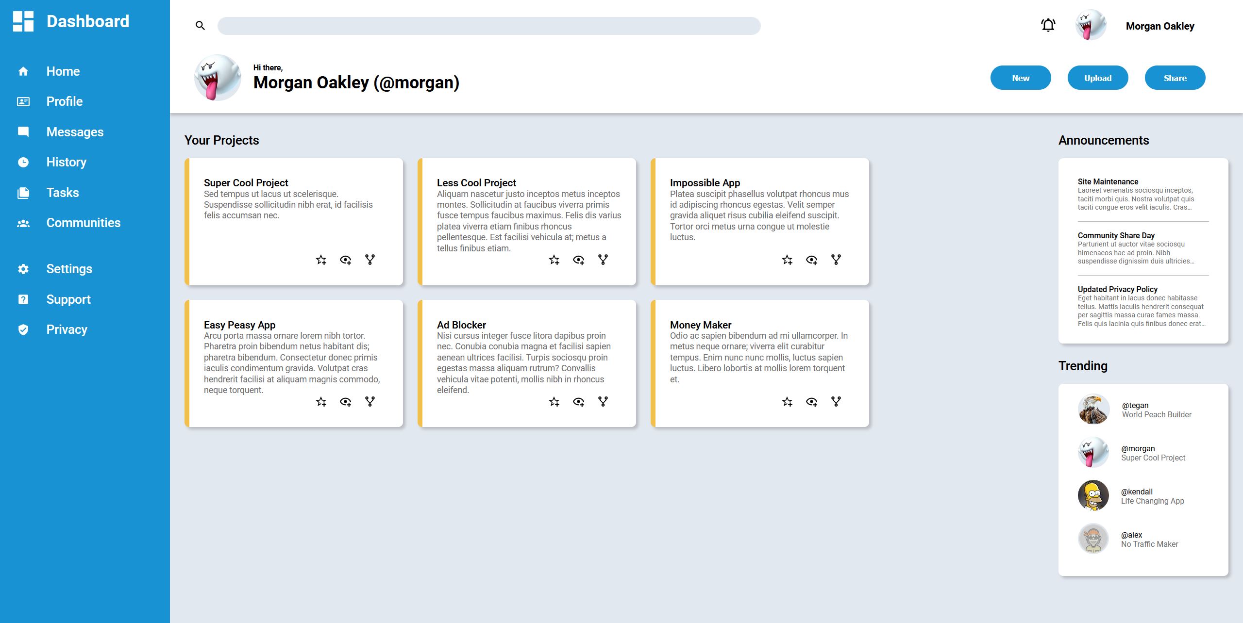 Admin Dashboard